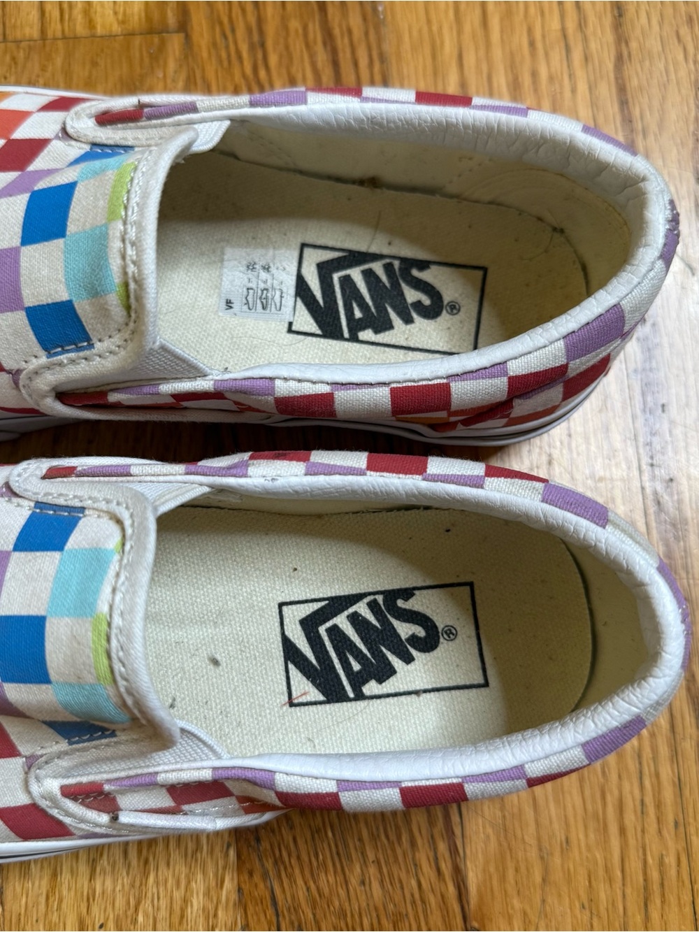 Vans ColorBlock Slip Ons - Picture 4 of 9